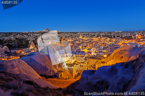 Image of Night Goreme city, Turkey