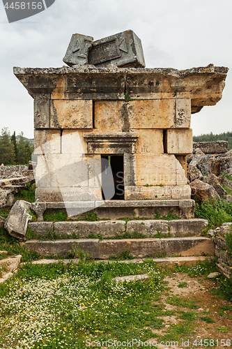 Image of Ruins of ancient city, Hierapolis near Pamukkale, Turkey