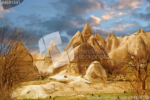 Image of Stone cliffs looks like a Fairy houses in Love valley