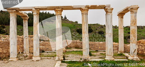 Image of Ruins of ancient city, Hierapolis near Pamukkale, Turkey