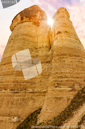 Image of Stone cliffs looks like a Fairy houses in Love valley