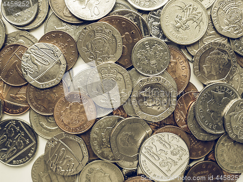 Image of Vintage Pound coins