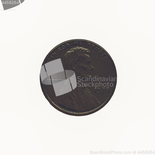 Image of Vintage Coin isolated