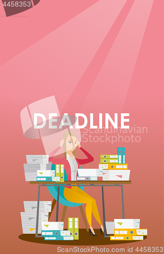 Image of Businessman has a problem with a deadline.