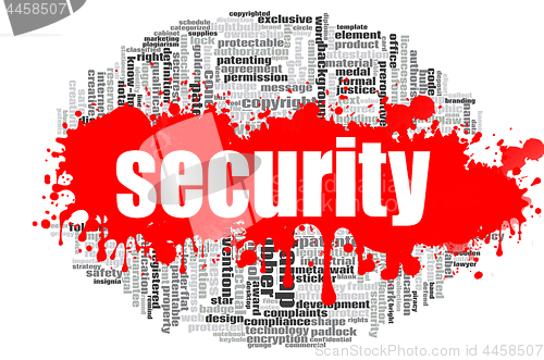 Image of Security word cloud