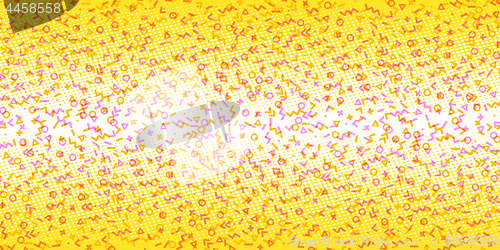 Image of 80s background. yellow sun abstract