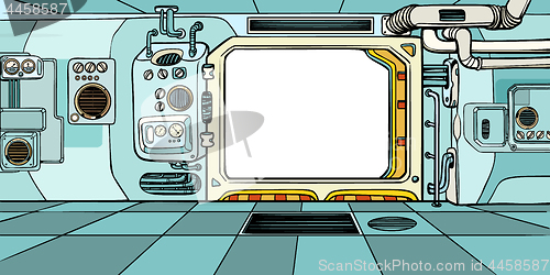 Image of Navigator cabin of the spacecraft