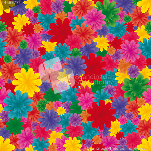 Image of Floral seamless background, part 5