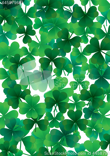 Image of Find one happt clover, background for St.Patrick day