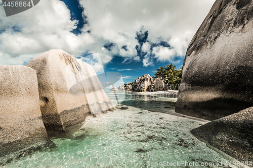 Image of Praslin beach Seychelles