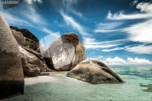 Image of Praslin beach Seychelles