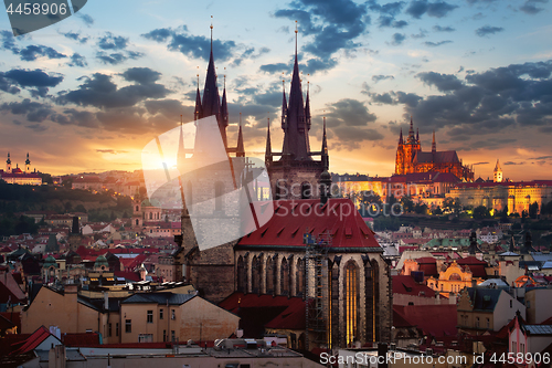 Image of Tynsky temple in Prague