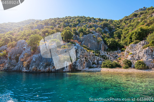 Image of ancient city on the Kekova