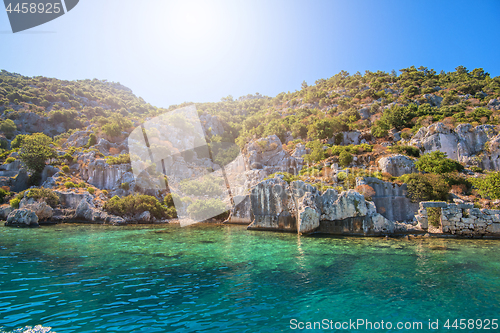 Image of ancient city on the Kekova