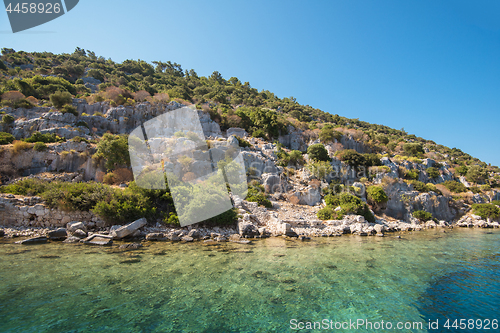 Image of ancient city on the Kekova