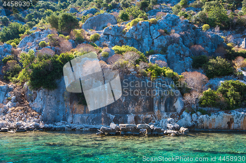 Image of ancient city on the Kekova