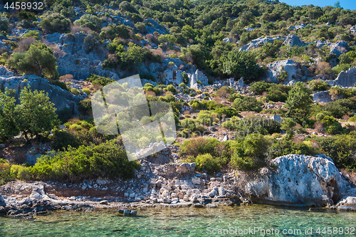 Image of ancient city on the Kekova