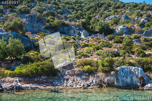 Image of ancient city on the Kekova