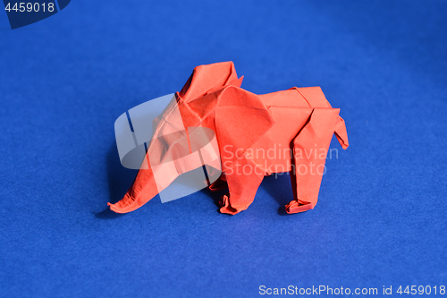 Image of Origami paper elephant