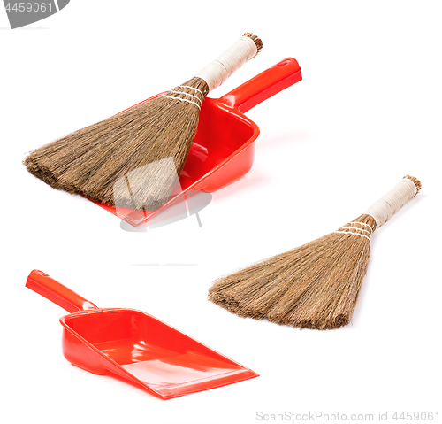 Image of Broom and dustpan - set