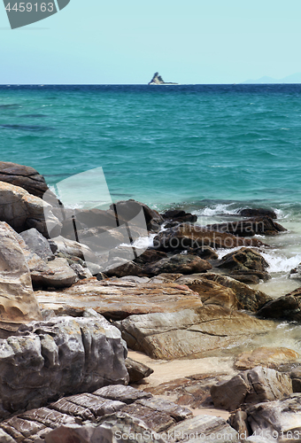 Image of rocks on coast