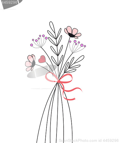 Image of Bouquet of meadow flowers