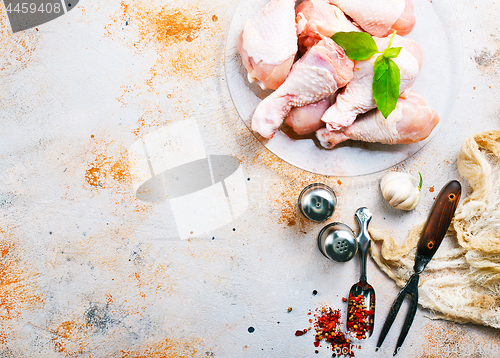 Image of raw chicken legs