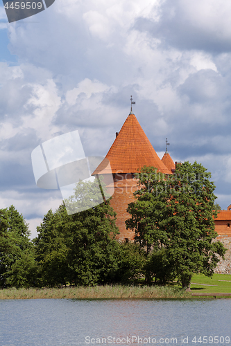 Image of Tower of the Trakai Castle near Vilnius