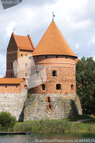 Image of Tower of the Trakai Castle near Vilnius