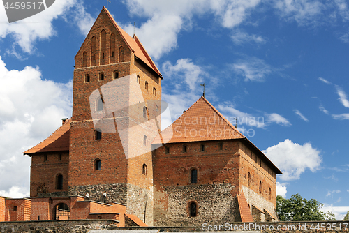 Image of Tower of the Trakai Castle near Vilnius