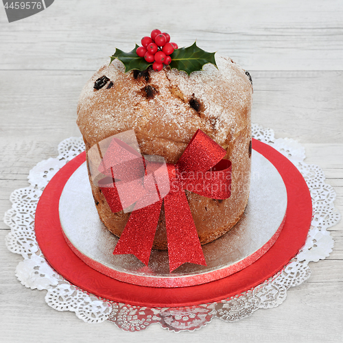 Image of Italian Panettone Christmas Cake