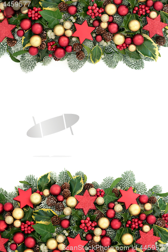 Image of Christmas Background Border 