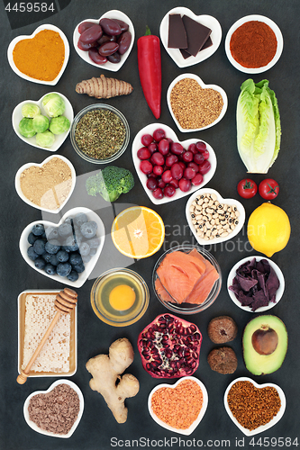 Image of Healthy Food Selection to Slow the Ageing Process