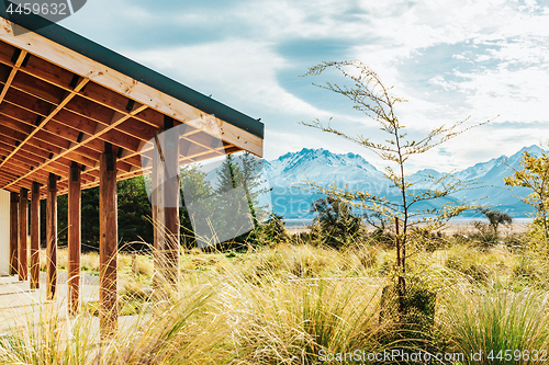 Image of Alpine hut on Hooker Valley Track in Mount Cook National Park