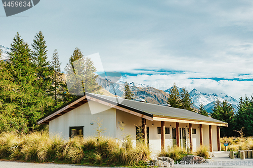 Image of Alpine hut on Hooker Valley Track in Mount Cook National Park