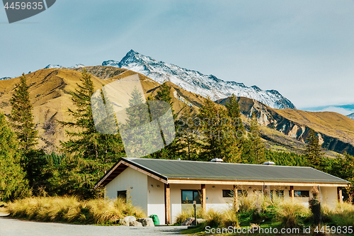 Image of Alpine hut on Hooker Valley Track in Mount Cook National Park