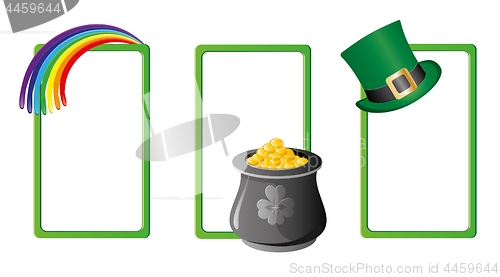 Image of Set of St. Patrick`s day banners, part 5