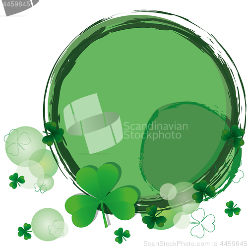 Image of Background with clovers for St.Patrick`s day
