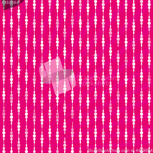 Image of Pink abstract background with tinsel