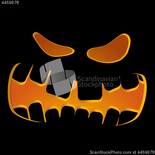 Image of Halloween pumpkin as Jack O`Lantern, part 8