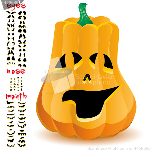 Image of Halloween pumpkins as Jack O`Lantern, part 17