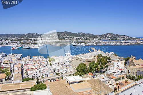 Image of Ibiza old town, called Dalt Vila