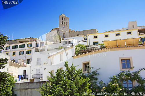 Image of Ibiza old town, called Dalt Vila