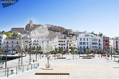 Image of Ibiza old town, called Dalt Vila