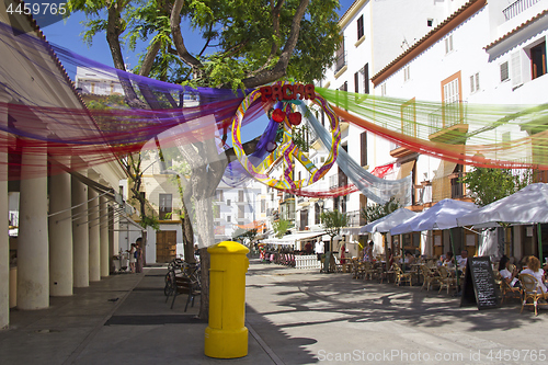 Image of Ibiza old town, called Dalt Vila