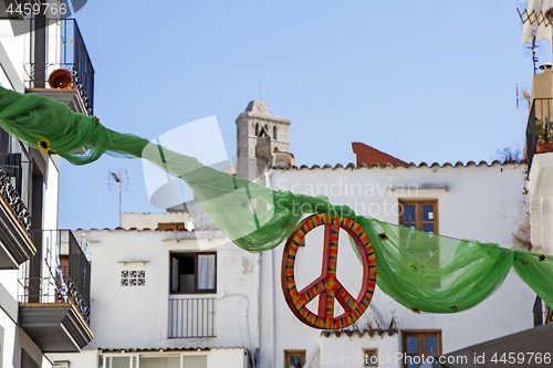 Image of Ibiza old town, called Dalt Vila