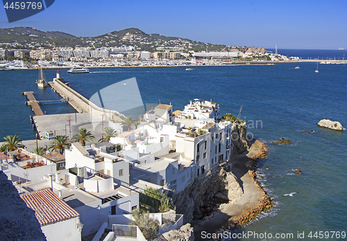 Image of Ibiza old town, called Dalt Vila