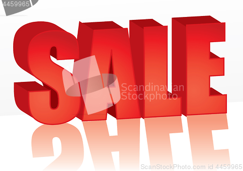 Image of Big red Sale word