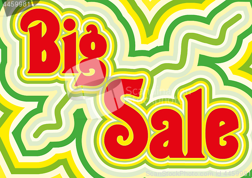 Image of Big Sale retro title