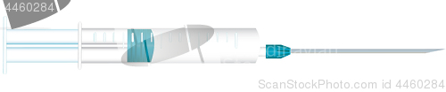 Image of Medical syringe for advertising